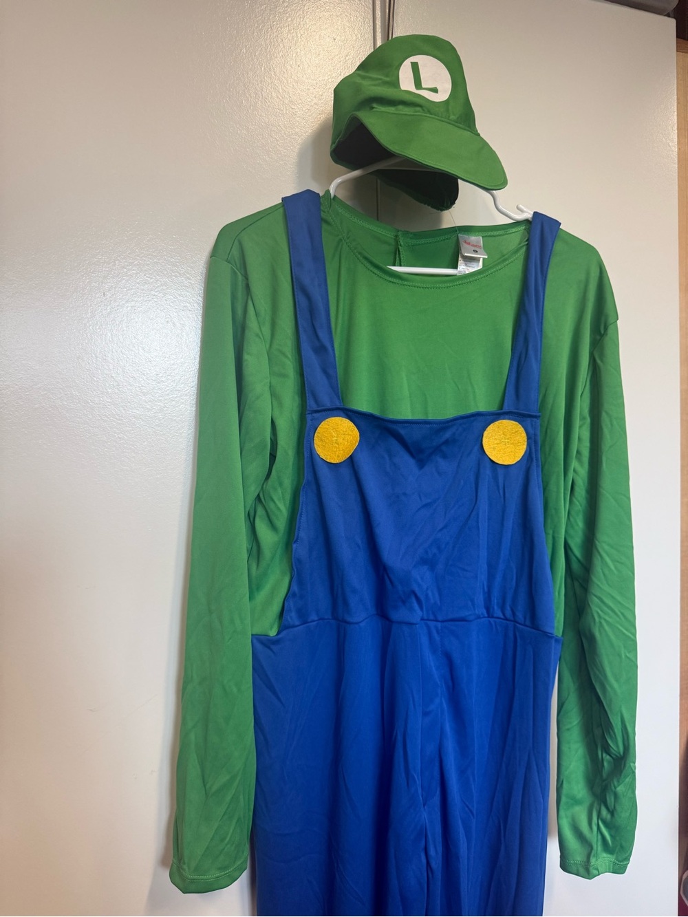 Mario Bros Luigi and Mario couples costume.  Cosplay.  Halloween.  Comicon